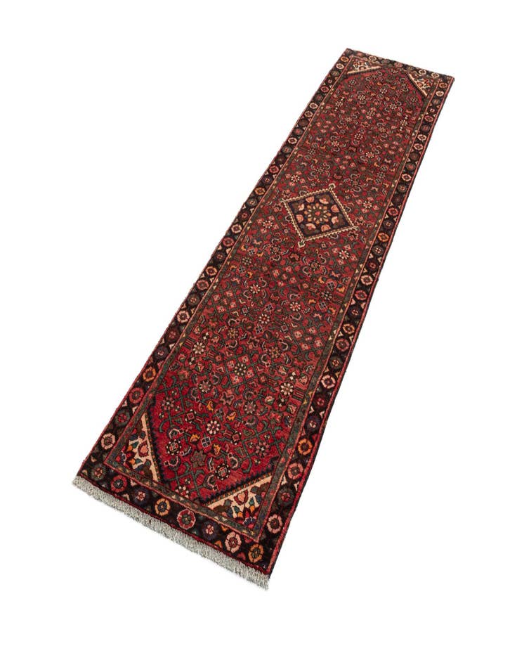 Detail image of  2' 7 x 9' 5 Hamedan Wool Runner Rug