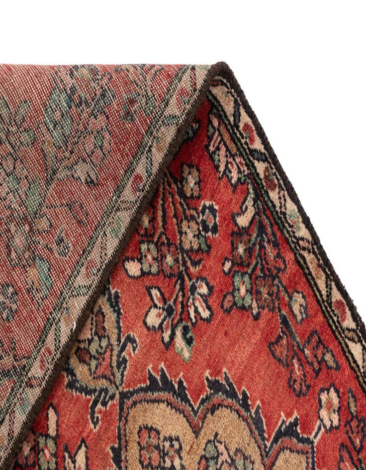 Detail image of  2' 5 x 9' 5 Hamedan Wool Runner Rug