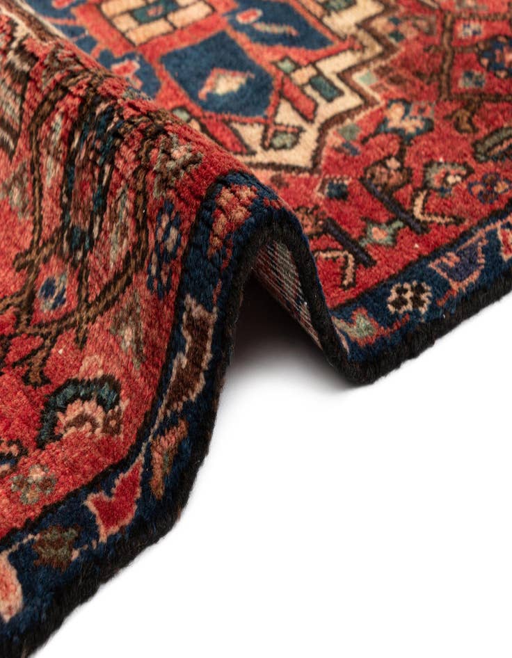 Detail image of  2' 8 x 9' 7 Hamedan Wool Runner Rug