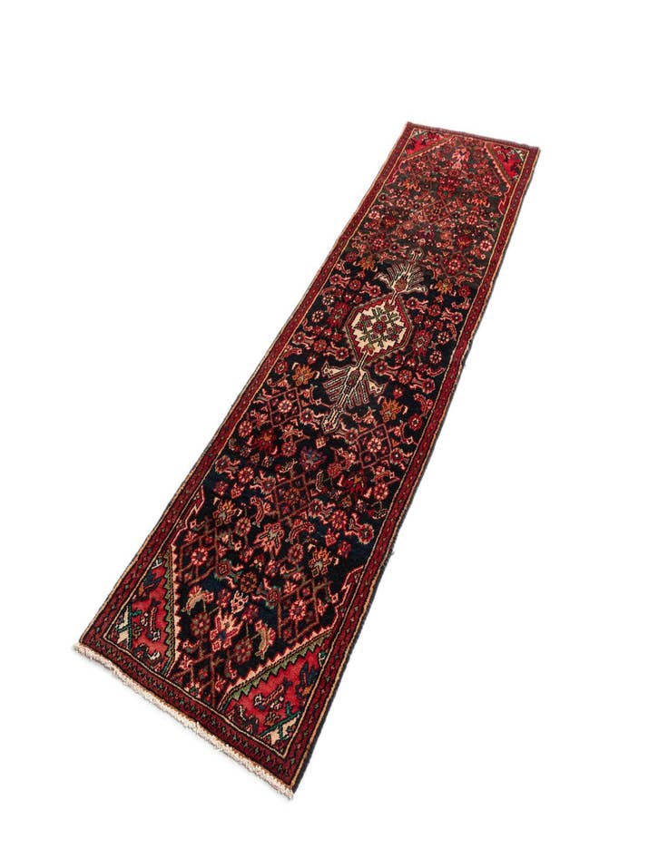 Detail image of  2' 7 x 9' 4 Hamedan Wool Runner Rug