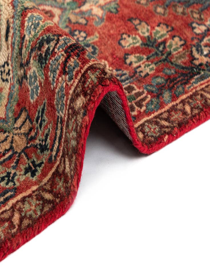 Detail image of  2' 4 x 10' Hamedan Wool Runner Rug