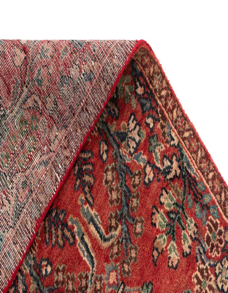 Detail image of  2' 4 x 10' Hamedan Wool Runner Rug