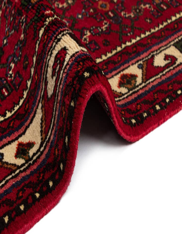 Detail image of  2' 8 x 9' 11 Hamedan Wool Runner Rug