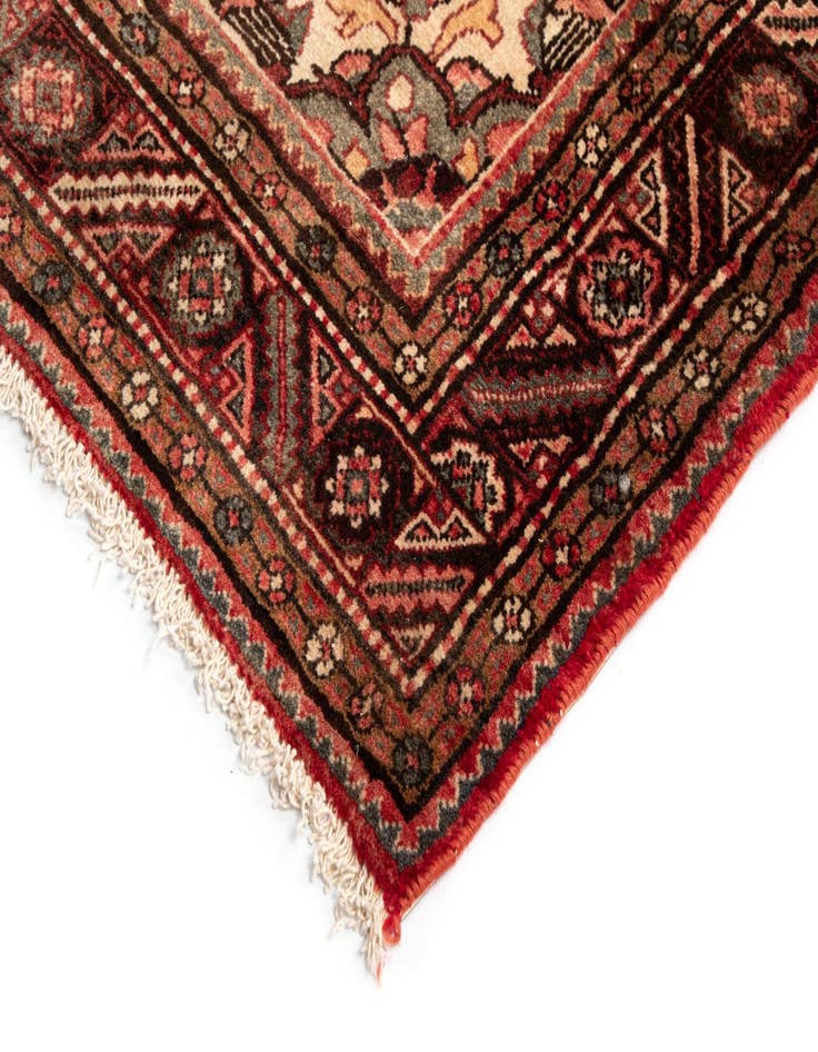 Detail image of  5' 7 x 11' 6 Hamedan Wool Runner Rug