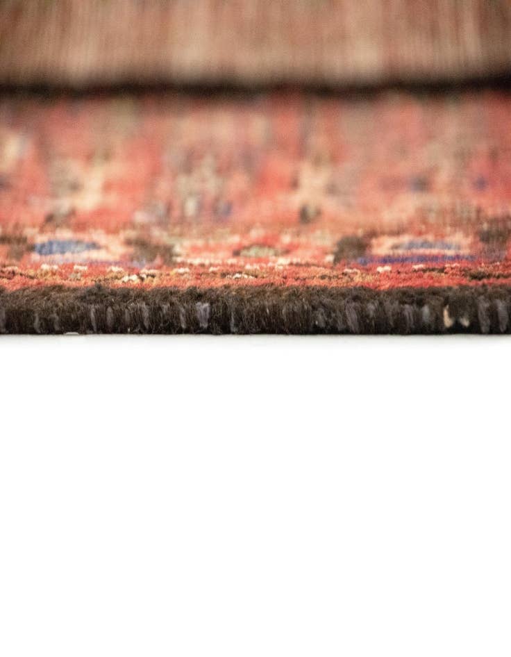 Detail image of  3' 6 x 9' 8  Hand Knotted Hamedan Persian Runner Rug