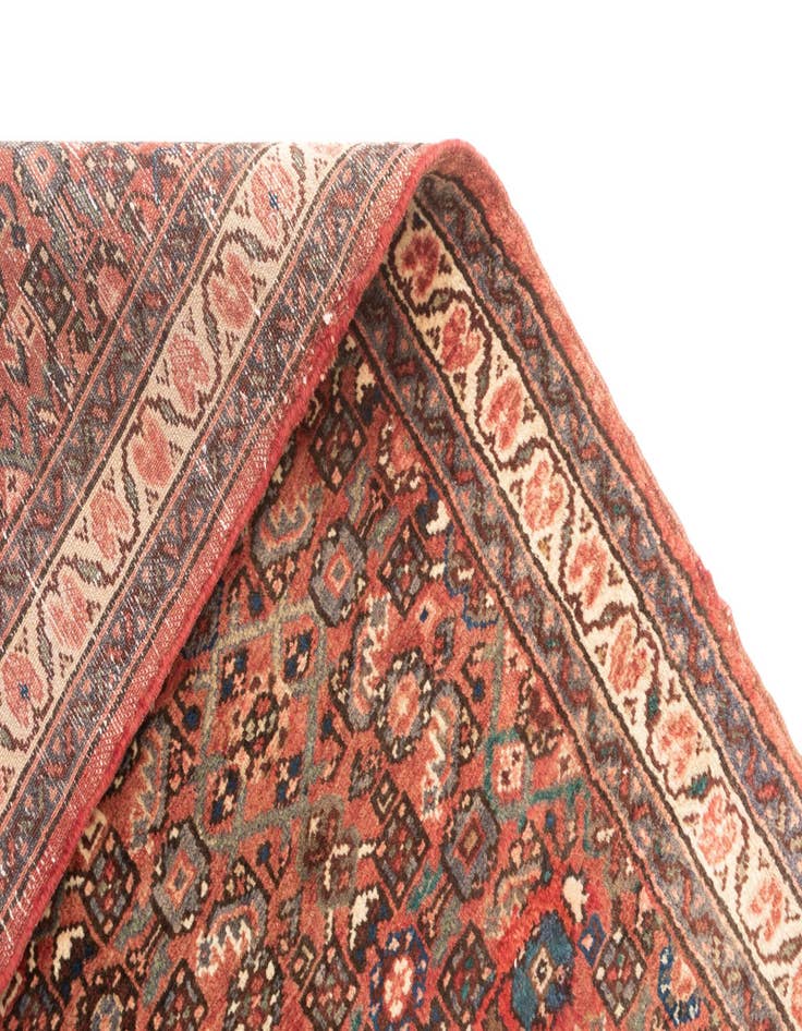 Detail image of  3' 10 x 9' 11 Hamedan Runner Rug