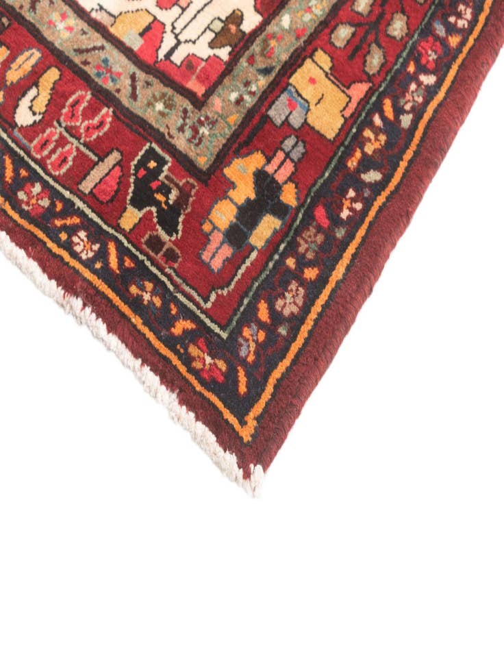 Detail image of  4' 5 x 13' 6 Hamedan Runner Rug