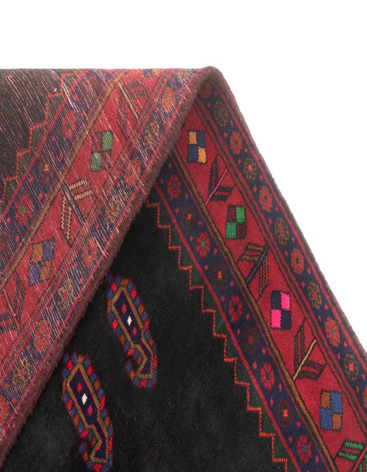 Detail image of  3' 6 x 12' 8 Hamedan Runner Rug