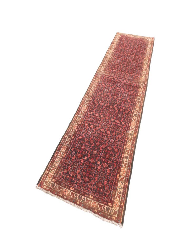 Detail image of  3' 7 x 13' 5 Hamedan Runner Rug