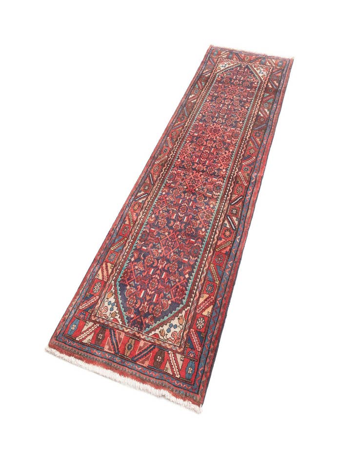 Detail image of  3' 6 x 10' 6 Hamedan Runner Rug