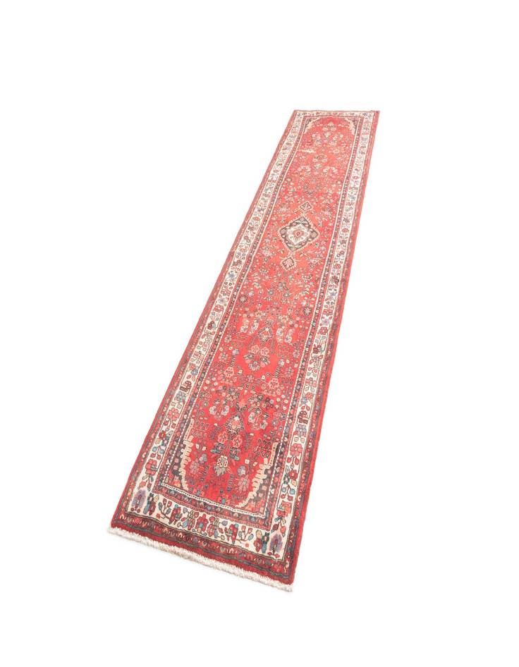 Detail image of  3' 6 x 13' 11 Hamedan Runner Rug