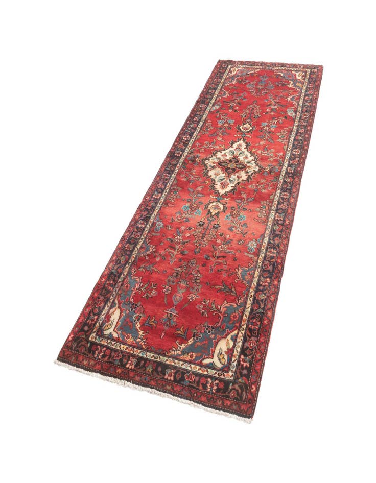 Detail image of  3' 5 x 10' 6 Hamedan Runner Rug