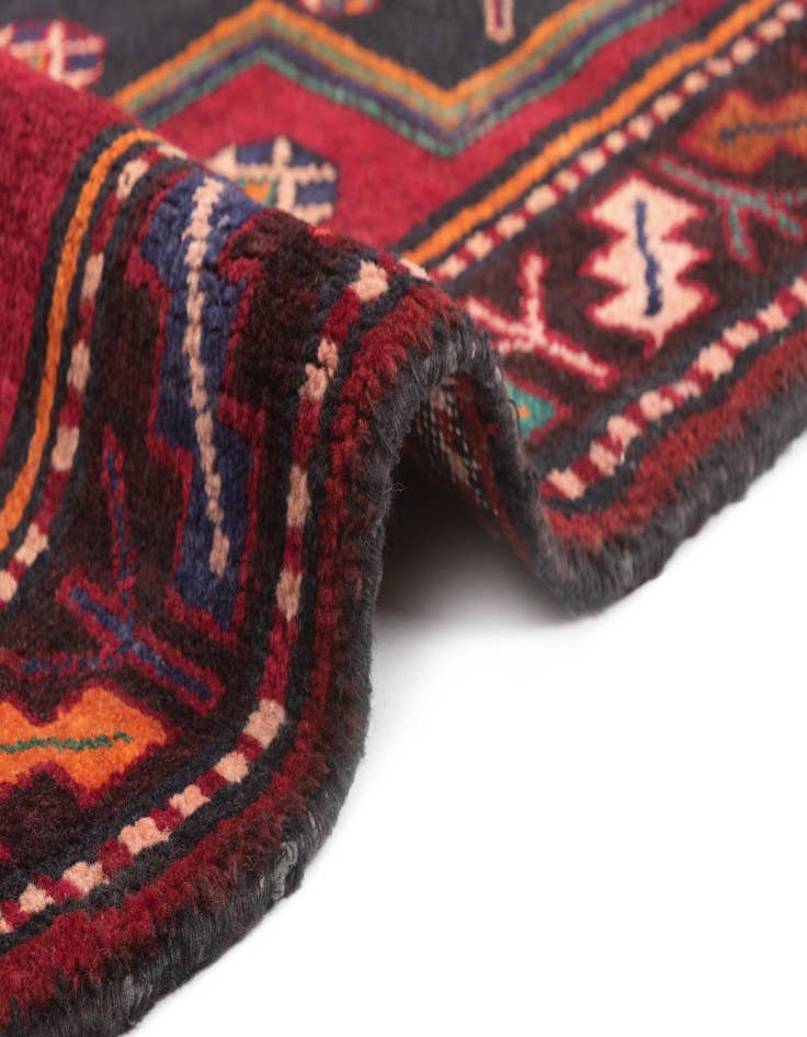 Detail image of  3' 5 x 10' 2 Hamedan Runner Rug