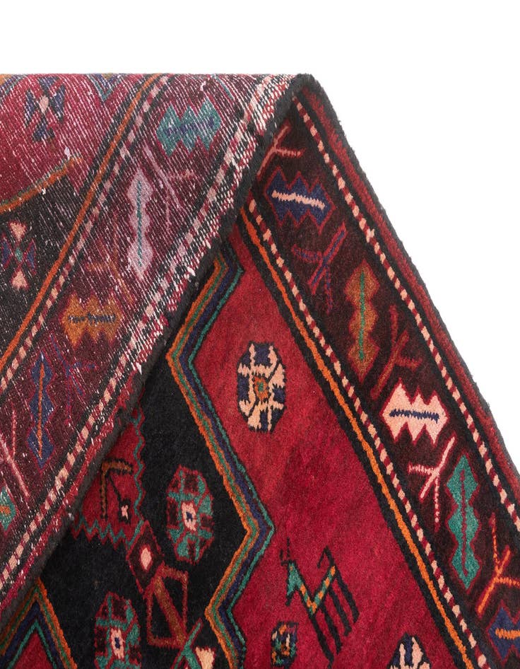 Detail image of  3' 5 x 10' 2 Hamedan Runner Rug