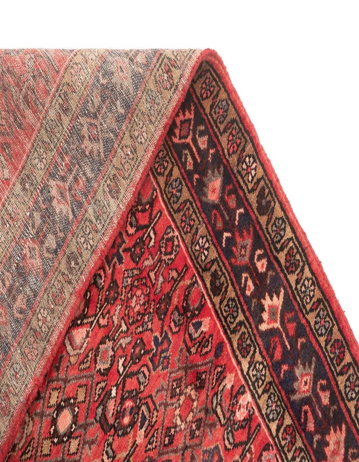 Detail image of  4' 2 x 10' 8 Hamedan Runner Rug