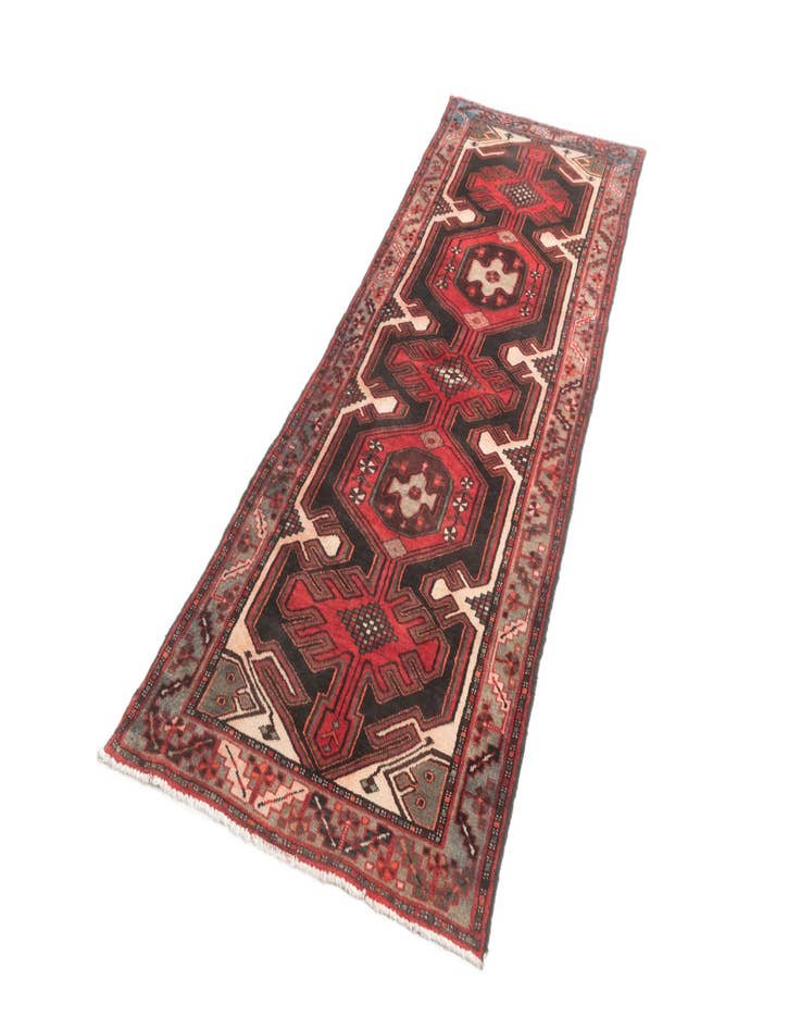 Detail image of  3' 3 x 9' 9 Hamedan Runner Rug