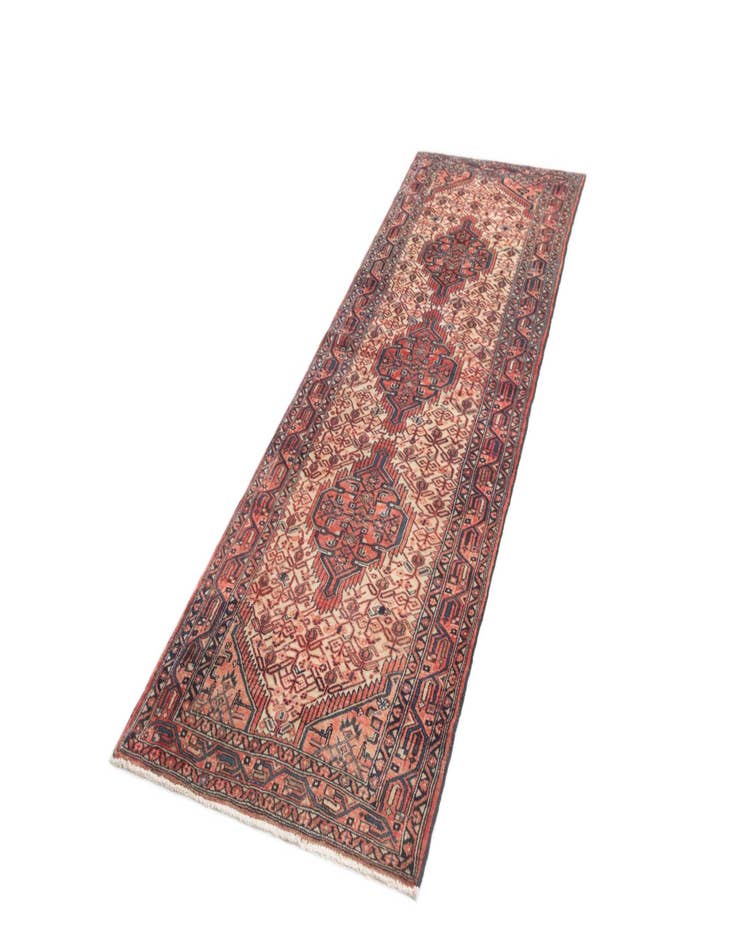 Detail image of  3' 7 x 11' 1 Hamedan Runner Rug