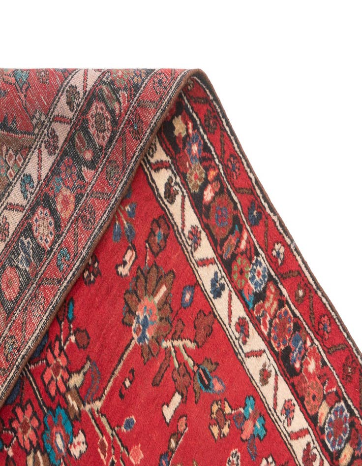 Detail image of  3' 8 x 10' 10 Hamedan Runner Rug