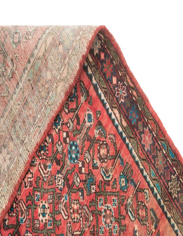 Detail image of  3' 8 x 10' 5 Hamedan Runner Rug