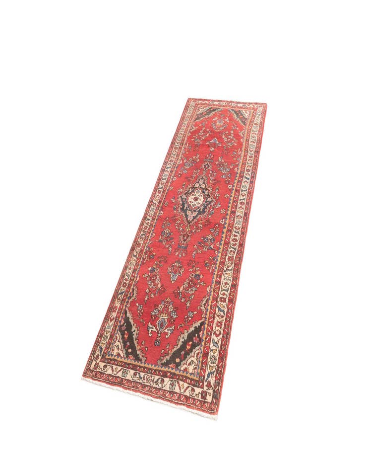 Detail image of  3' 7 x 9' 10 Hamedan Runner Rug