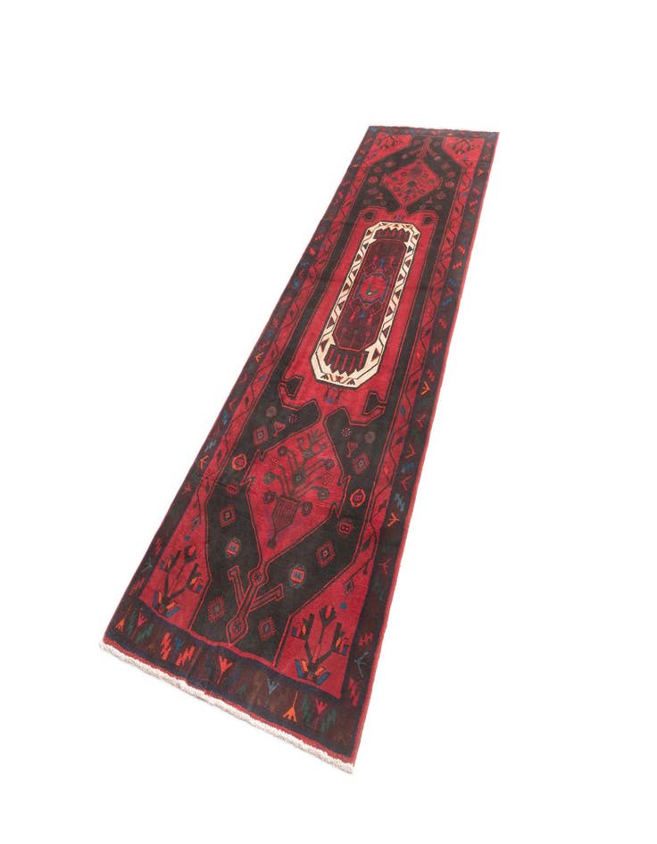 Detail image of  4' 2 x 14' 1 Hamedan Runner Rug