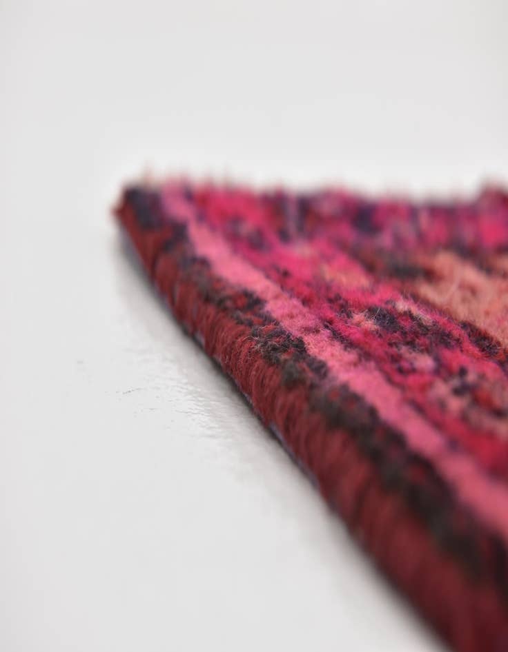 Detail image of  5' 3 x 11' 4  Hand Knotted Hamedan Persian Wool Runner Rug