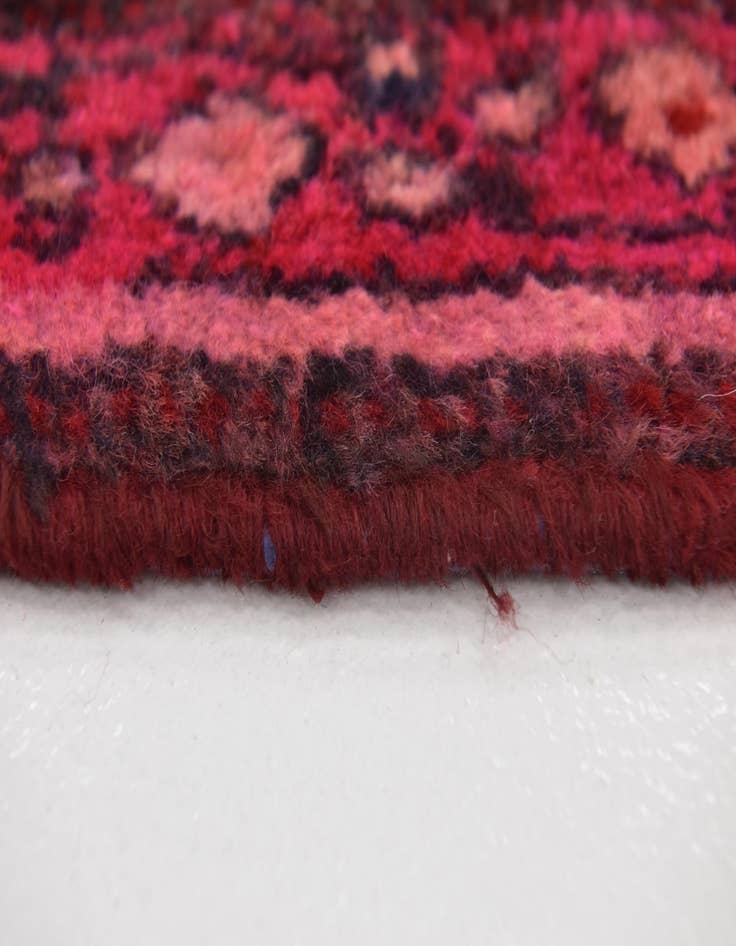 Detail image of  5' 3 x 11' 4  Hand Knotted Hamedan Persian Wool Runner Rug