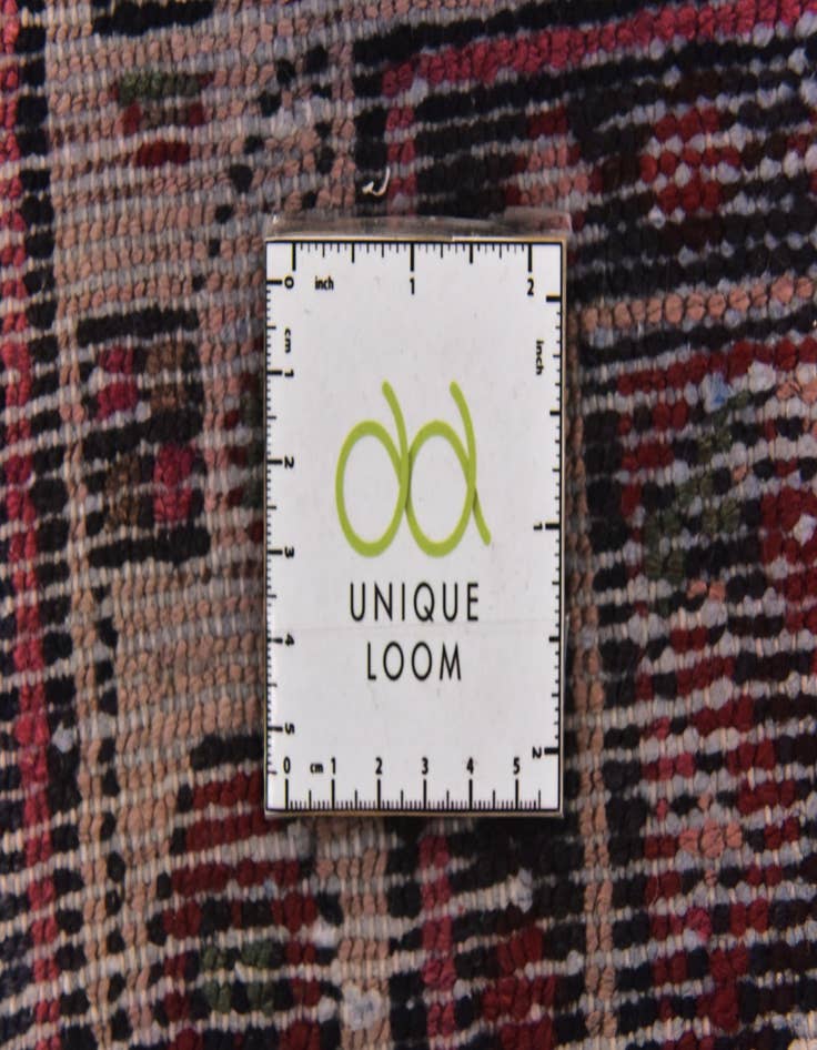 Detail image of  3' 8 x 9' 7  Hand Knotted Hamedan Persian Wool Runner Rug