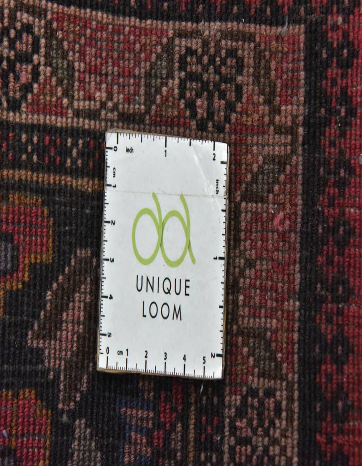 Detail image of  4' x 9' 2  Hand Knotted Hamedan Persian Wool Runner Rug