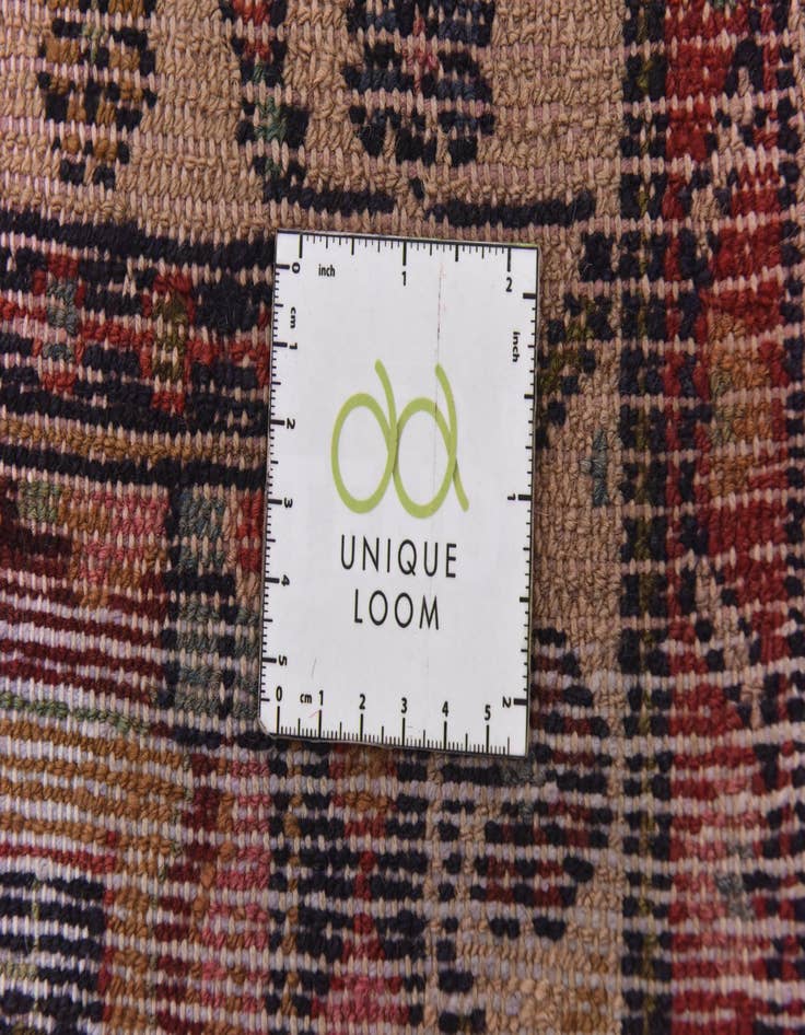 Detail image of  3' 6 x 10' 2  Hand Knotted Hamedan Persian Wool Runner Rug