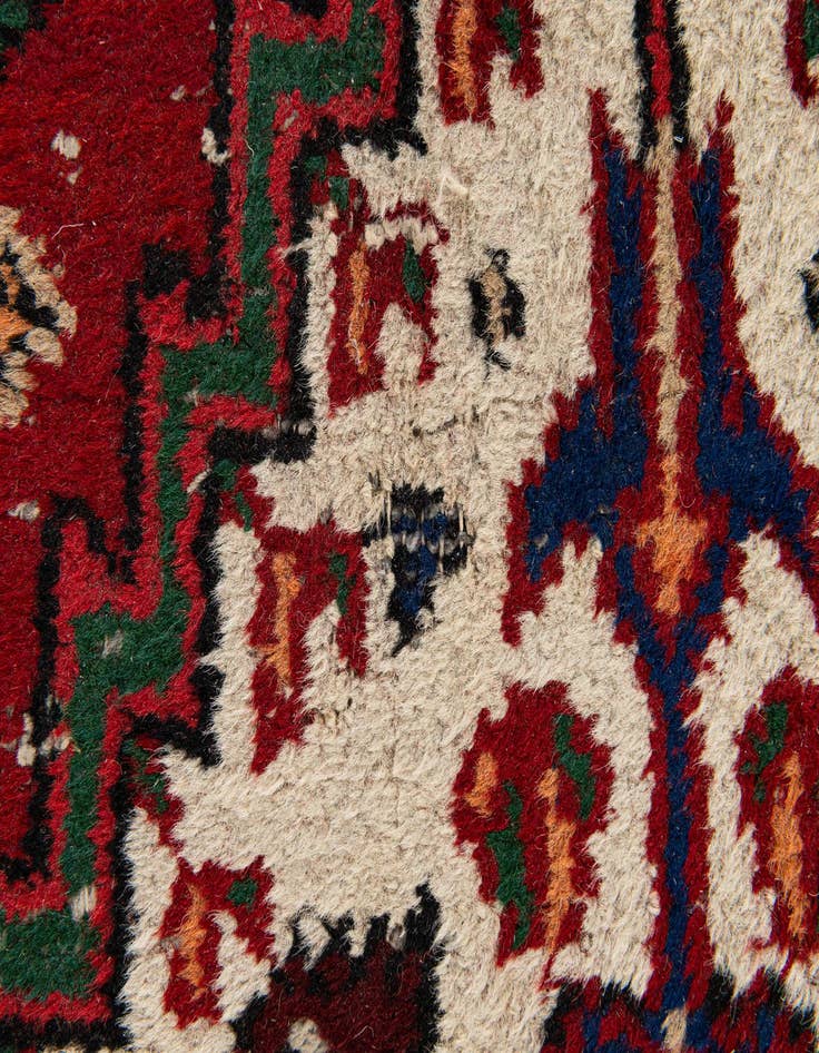 Detail image of  2' 1 x 4' 1  Hand Knotted Hamedan Wool Runner Rug