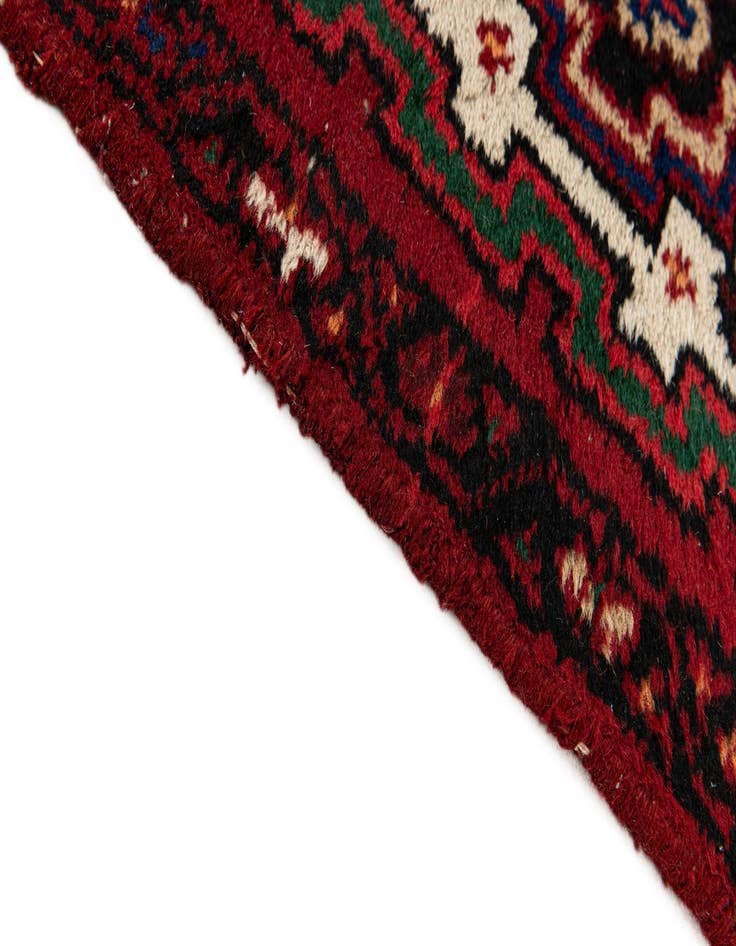 Detail image of  2' 1 x 4' 1  Hand Knotted Hamedan Wool Runner Rug