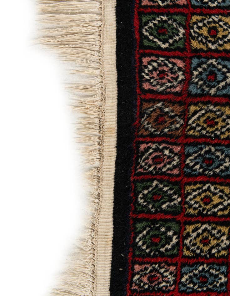 Detail image of  2' 2 x 7' 2  Hand Knotted Hamedan Persian Wool Runner Rug