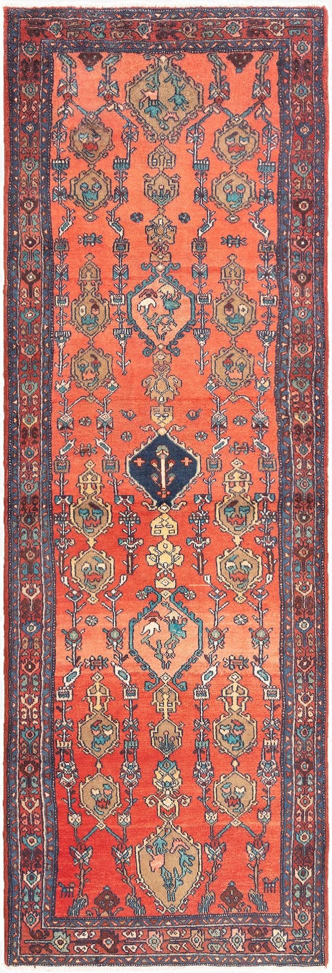  3' 7 x 11' 1 Hamedan Runner Rug