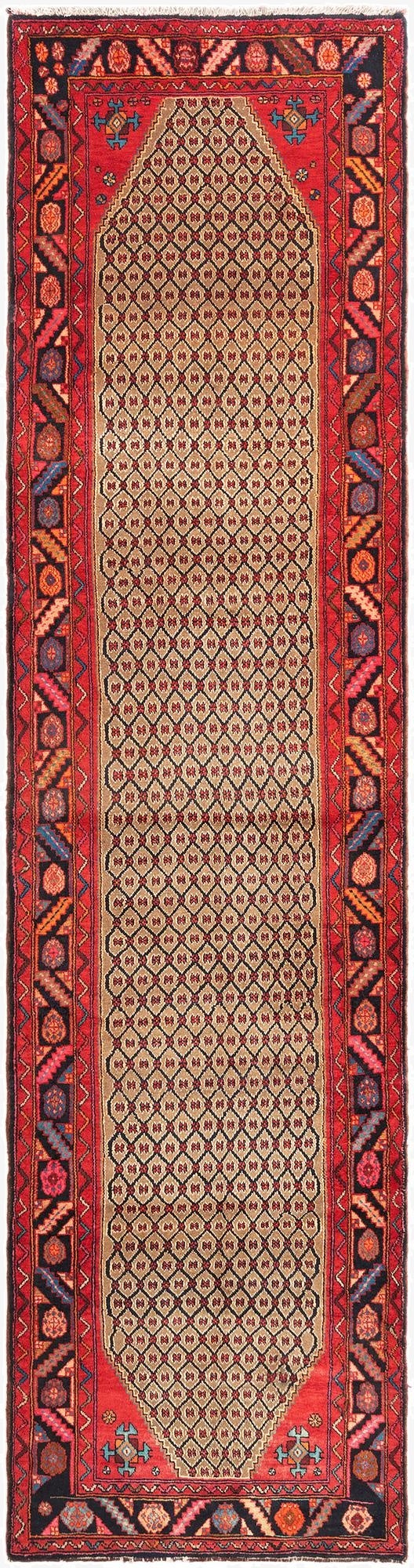  3' 6 x 13' 2 Hamedan Runner Rug