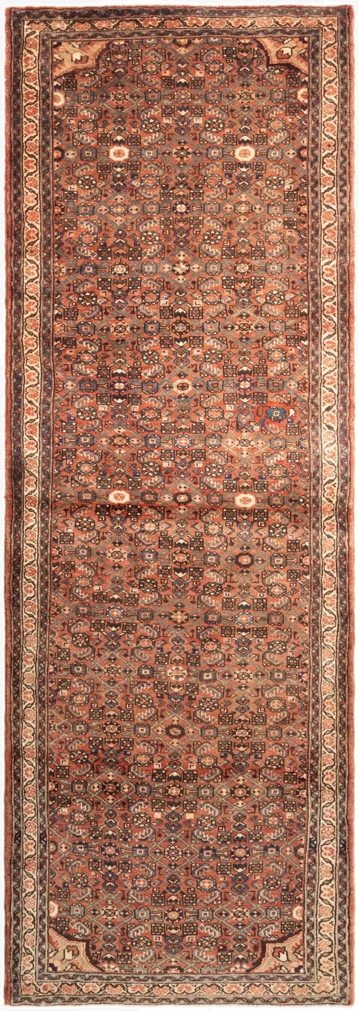  3' 10 x 9' 11 Hamedan Runner Rug