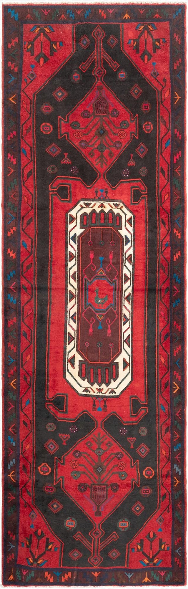  4' 2 x 14' 1 Hamedan Runner Rug