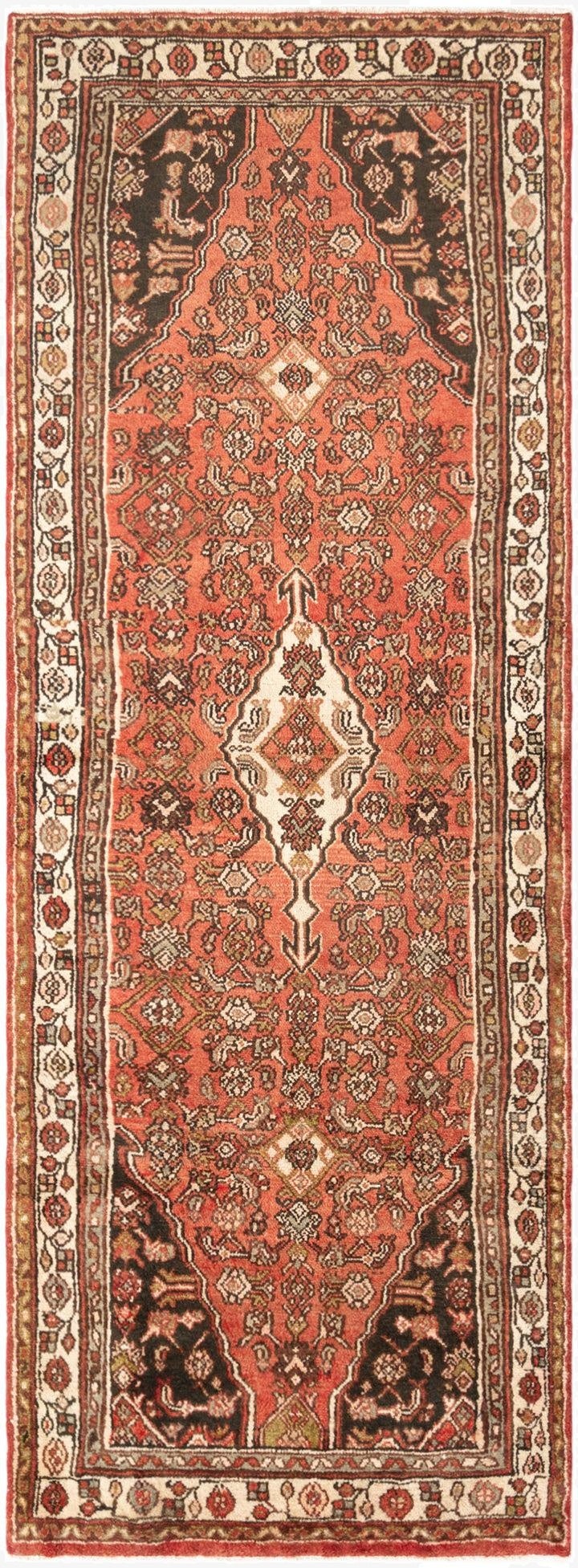  3' 3 x 9' 6 Hamedan Runner Rug