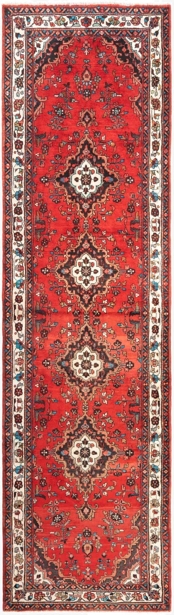  3' 9 x 16' 4 Hamedan Runner Rug