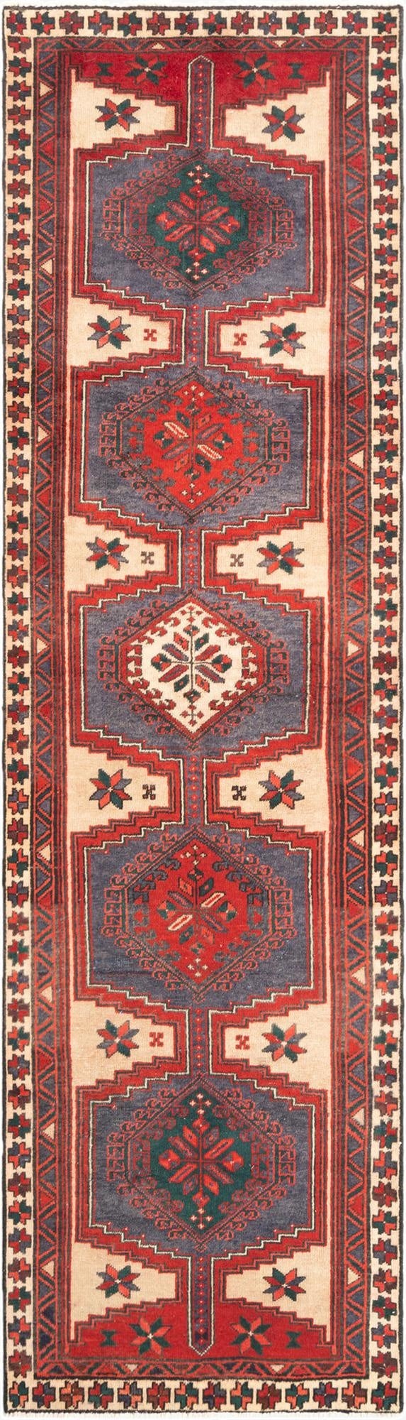  2' 11 x 10' 3 Hamedan Runner Rug