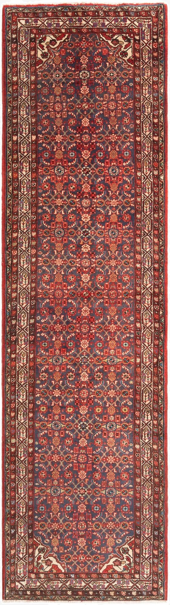  3' 8 x 13' Hamedan Runner Rug