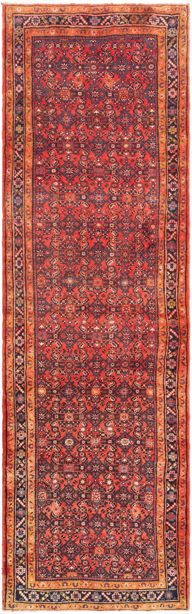  3' 10 x 12' 10 Hamedan Runner Rug