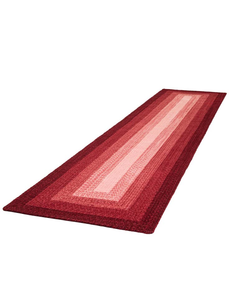 Detail image of  2' 7 x 12'  Hand Hand Braided Wool Runner Rug