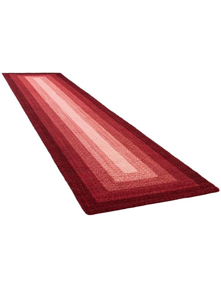 Detail image of  2' 7 x 12'  Hand Hand Braided Wool Runner Rug