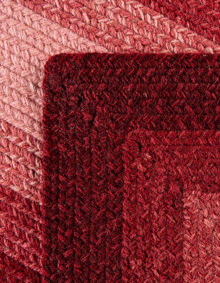 Detail image of  2' 7 x 12'  Hand Hand Braided Wool Runner Rug