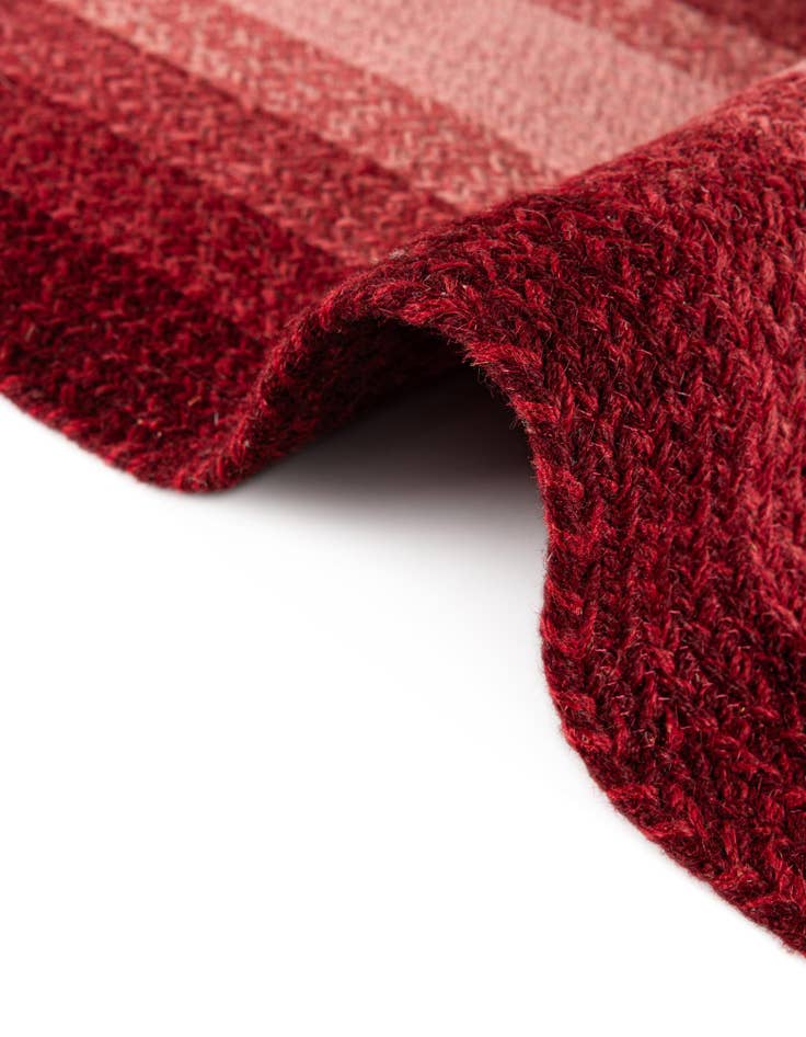 Detail image of  2' 7 x 12'  Hand Hand Braided Wool Runner Rug