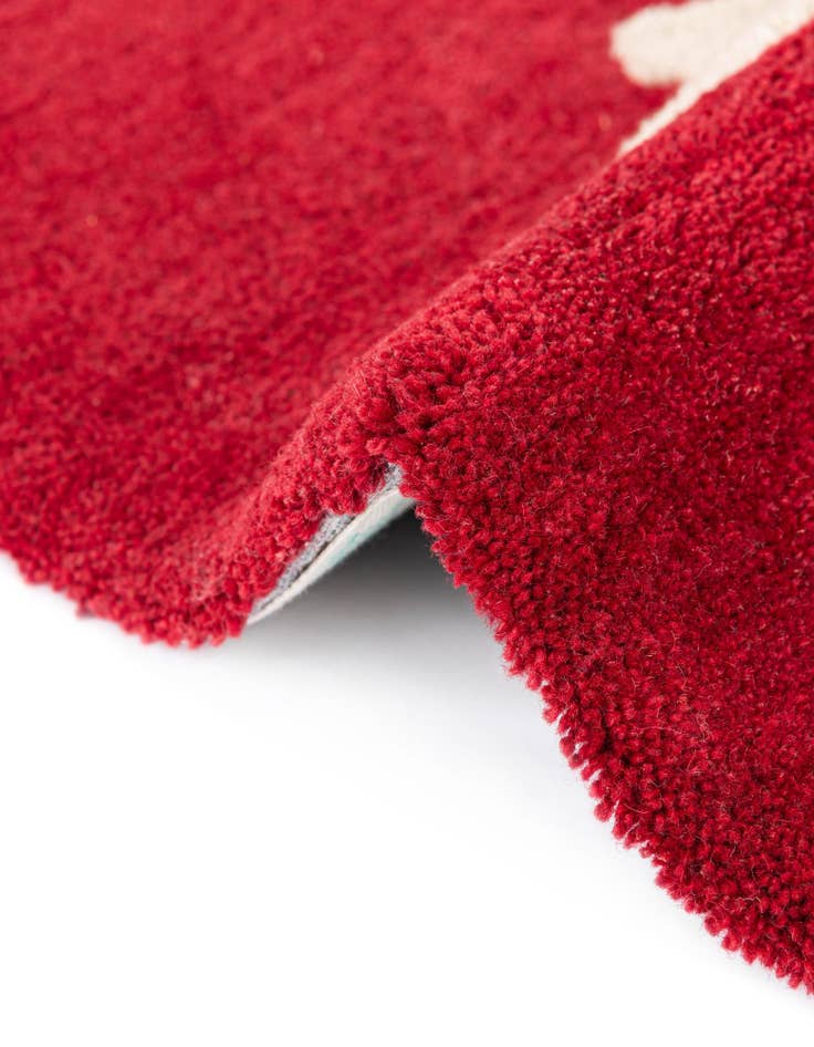 Detail image of  2' x 6' 1 Handtufted Wool Runner Rug