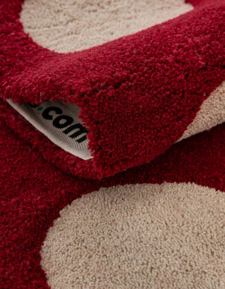 Detail image of  2' x 6' 1 Handtufted Wool Runner Rug