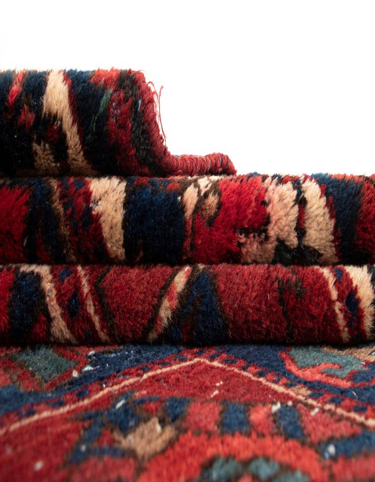 Detail image of  5' 1 x 10' 4 Heriz Wool Runner Rug