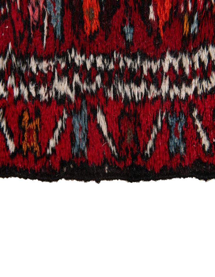 Detail image of  2' 2 x 5' 5  Hand Knotted Heriz Wool Runner Rug